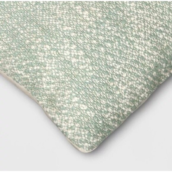 Textured Woven Cotton Square Throw Pillow Green - Room Essentials - Picture 4 of 6